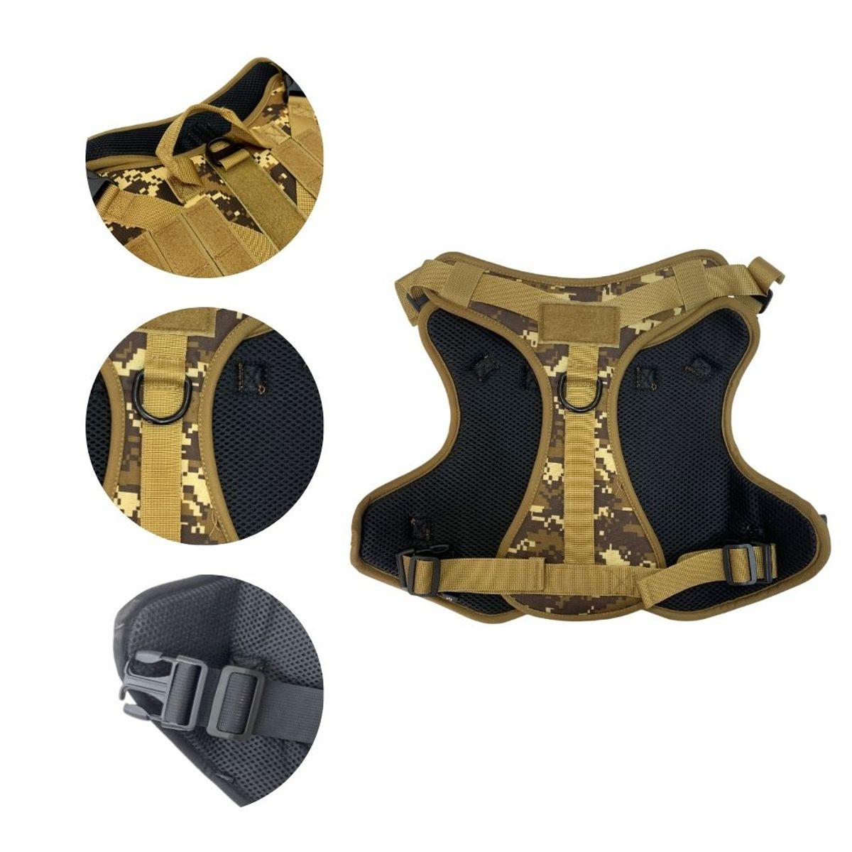 GENERICO - Pechera Arnes Tactico - Talla M - Crema