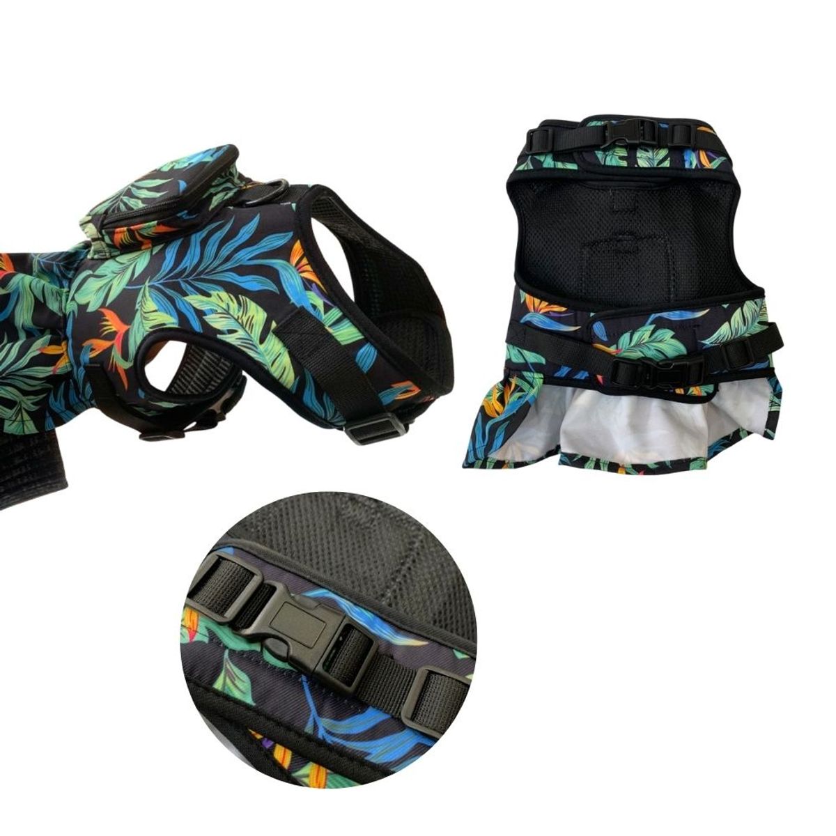 GENERICO - Pechera Tipo Vestido - Talla M - Azul