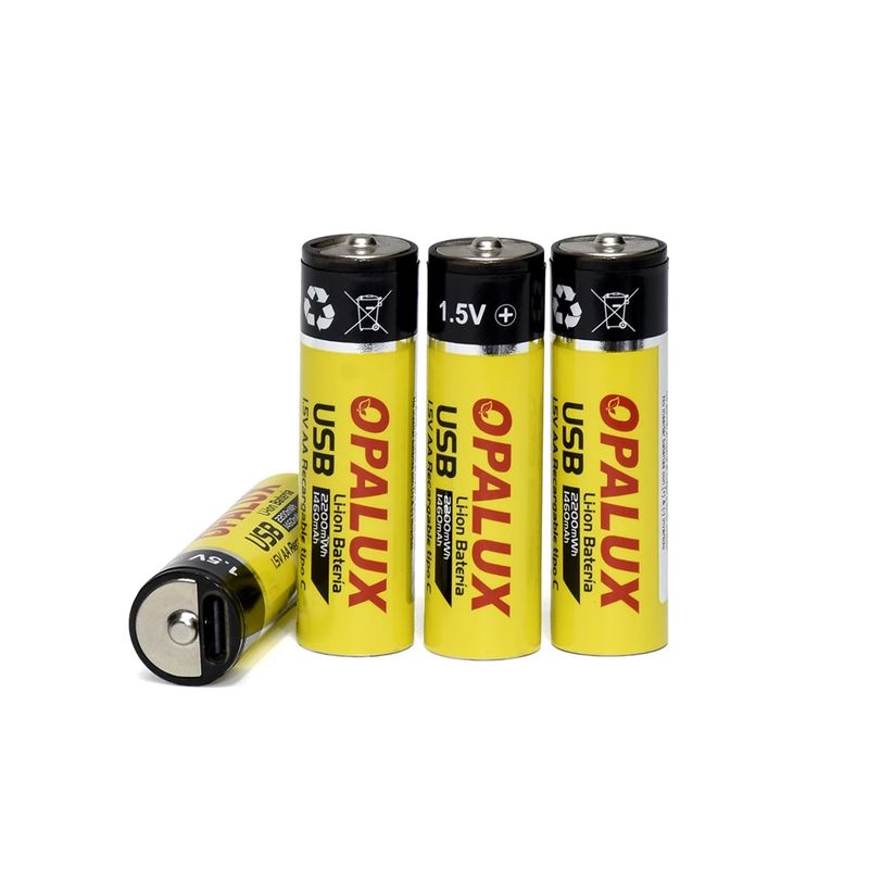 OPALUX - PILA OPALUX LI-AA2200R AA RECARGABLE LI-ION