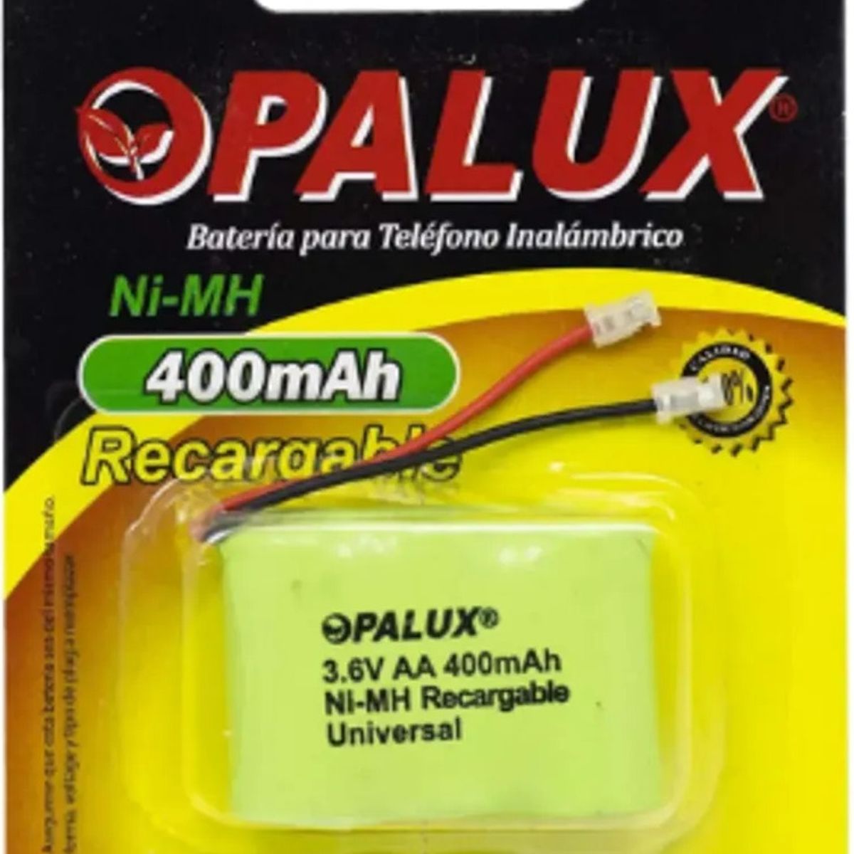 OPALUX - BATERÍA RECARGABLE OPALUX DH-400-36V AA NI-MH PARA TELÉFONO INALÁMBRICO 400MAH 36V