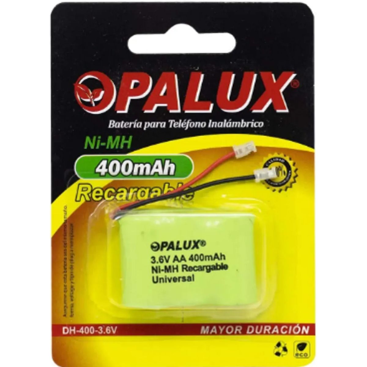 OPALUX - BATERÍA RECARGABLE OPALUX DH-400-36V AA NI-MH PARA TELÉFONO INALÁMBRICO 400MAH 36V