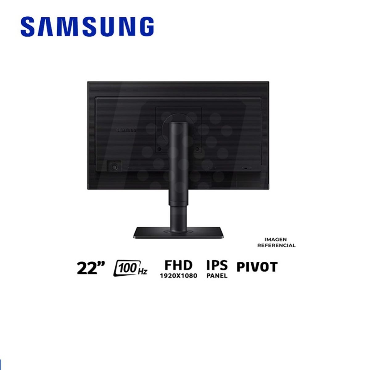 SAMSUNG - Monitor Samsung Essential S4 DE 22 LS22D400GALXPE FHD IPS 100Hz HDMI
