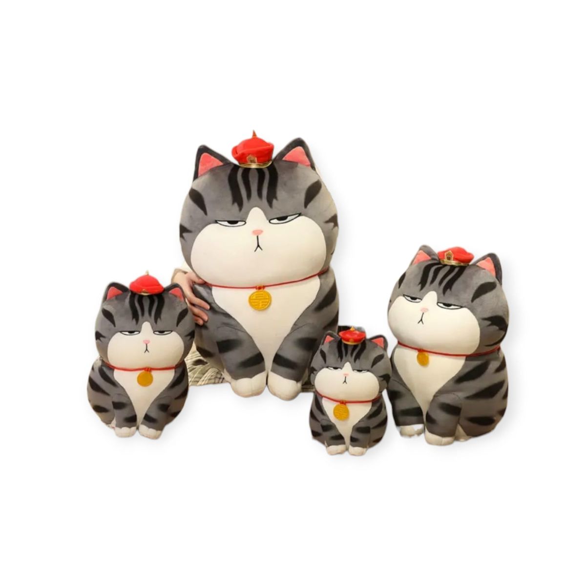 GENERICO - Peluches con Relleno de Tus Personajes Gato- Alto 20cm