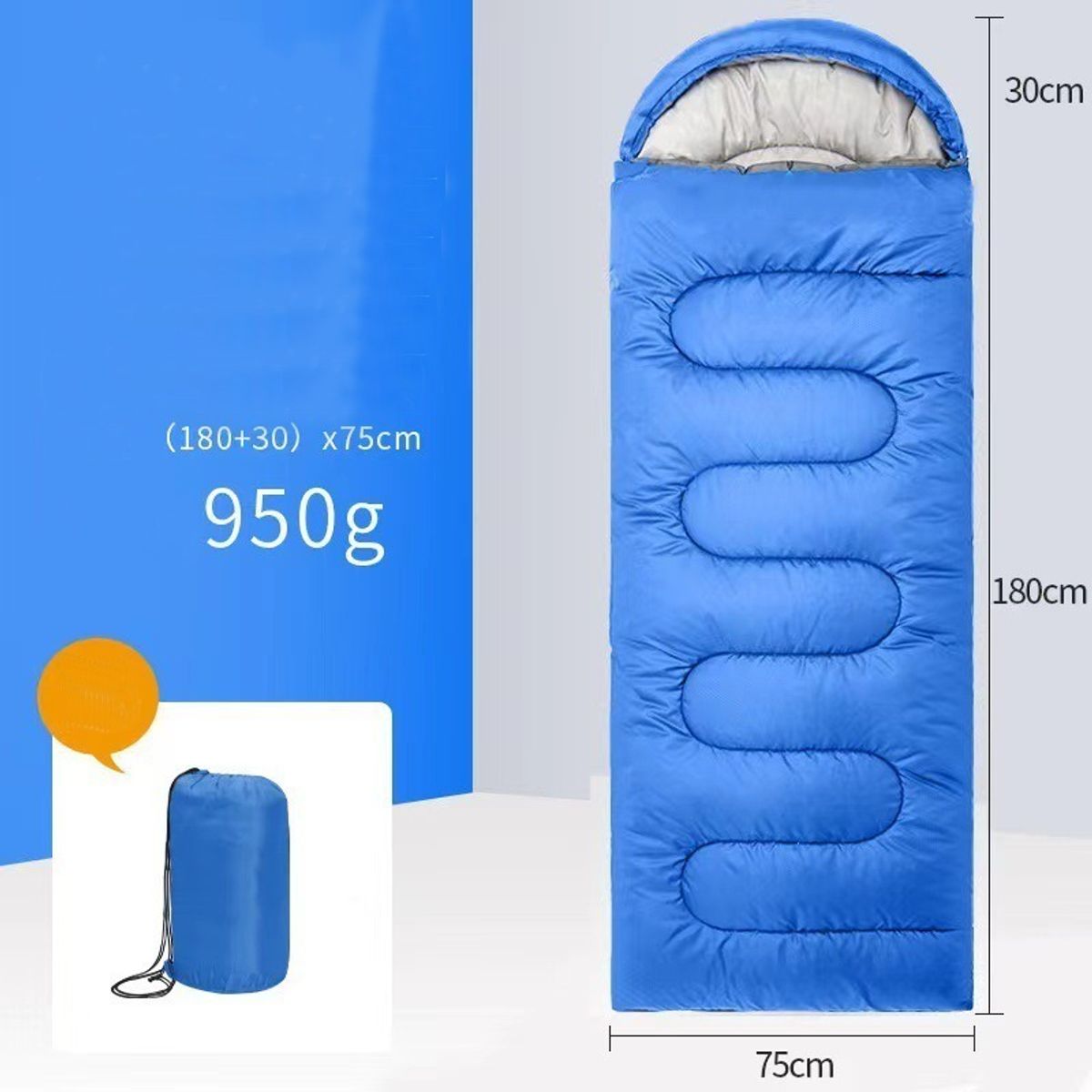 AFVENTURA - Saco De Dormir Camping Con Gorro Playa-cabaña Algodón