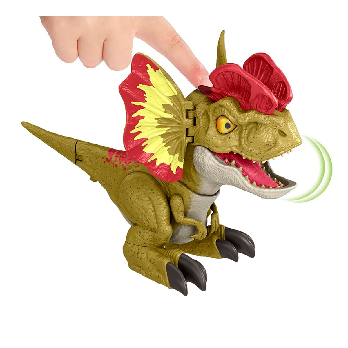 MATTEL - Jurassic World Figura Dinosaurio Dilophosaurus