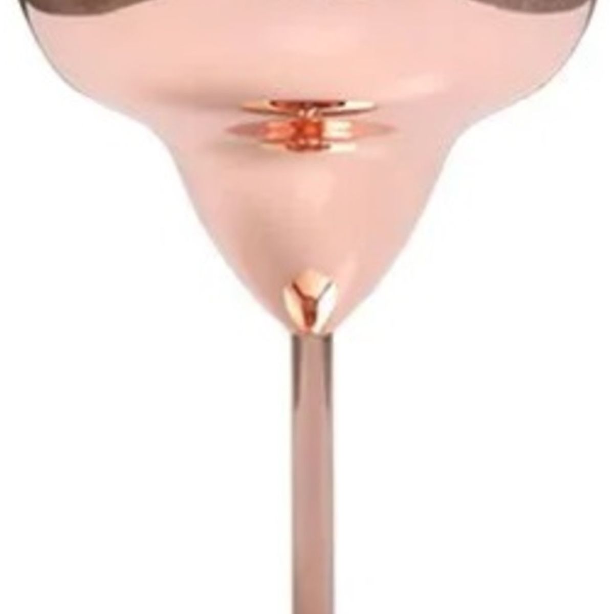 GENERICO - Copa Acero Inoxidable Metal de vino cobreado 300mL no dorada