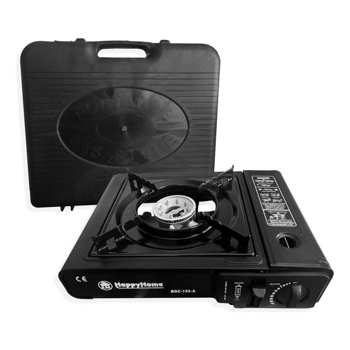 AFVENTURA - Cocinilla Camping Cocina Portátil Gas Con Maleta