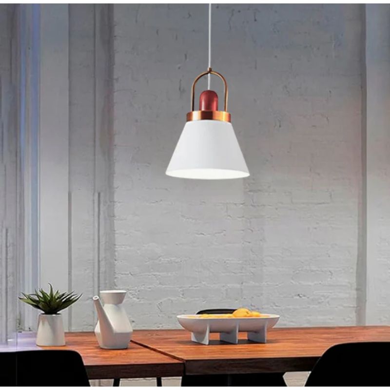 GENERICO - Lámpara Colgante Campana White Led