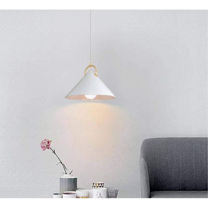 GENERICO - Lámpara Colgante Campana White Led