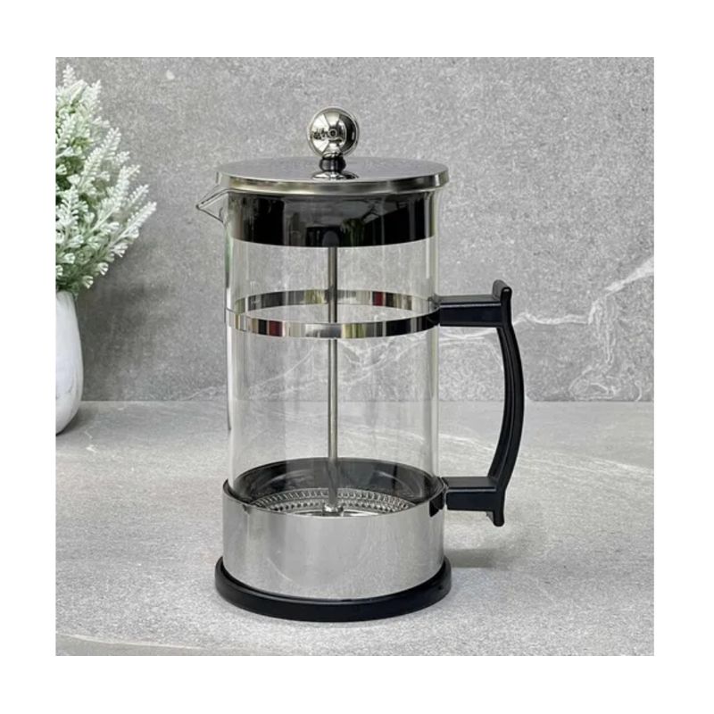 GENERICO - Cafetera prensa francesa de acero 600 cc