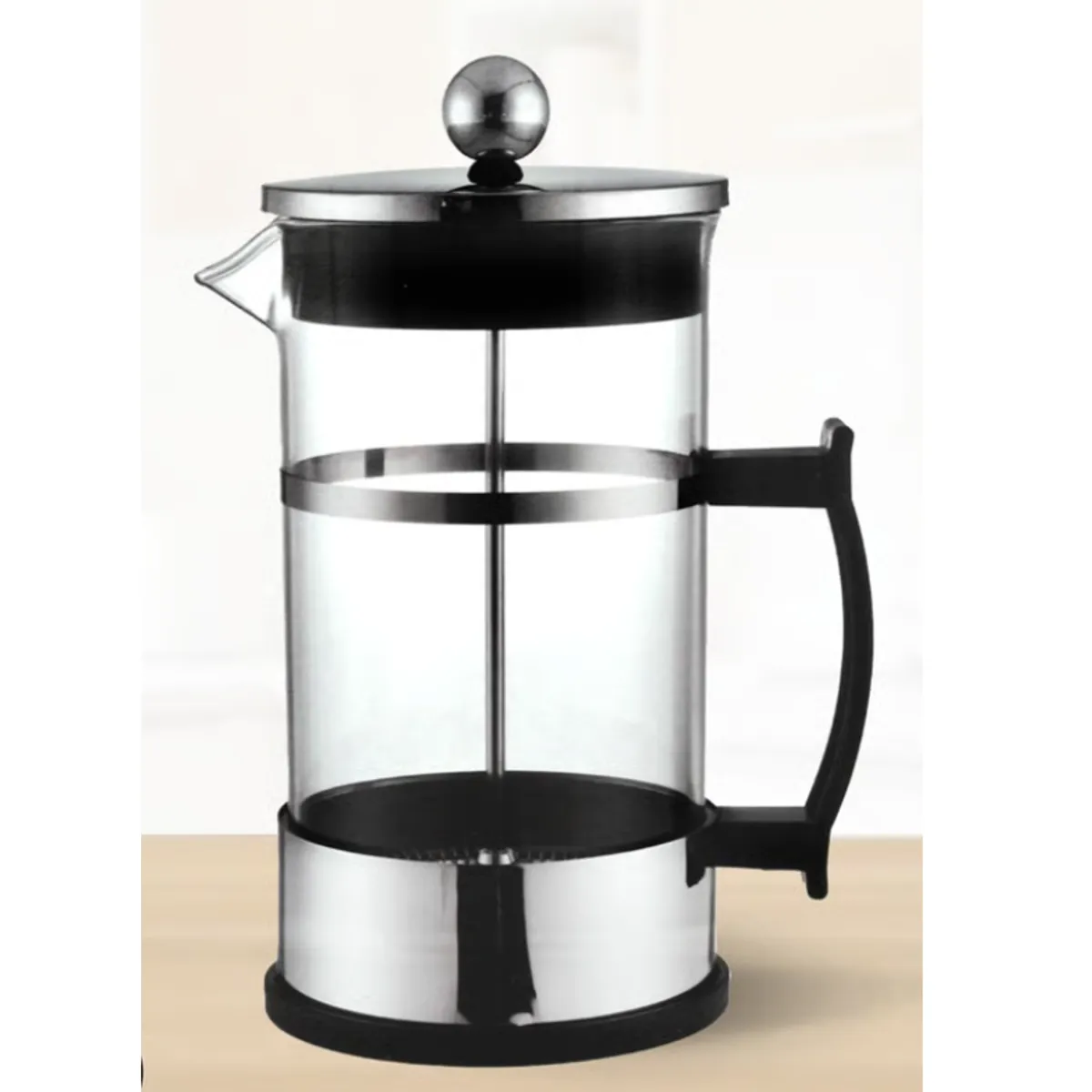 GENERICO - Cafetera prensa francesa de acero 600 cc