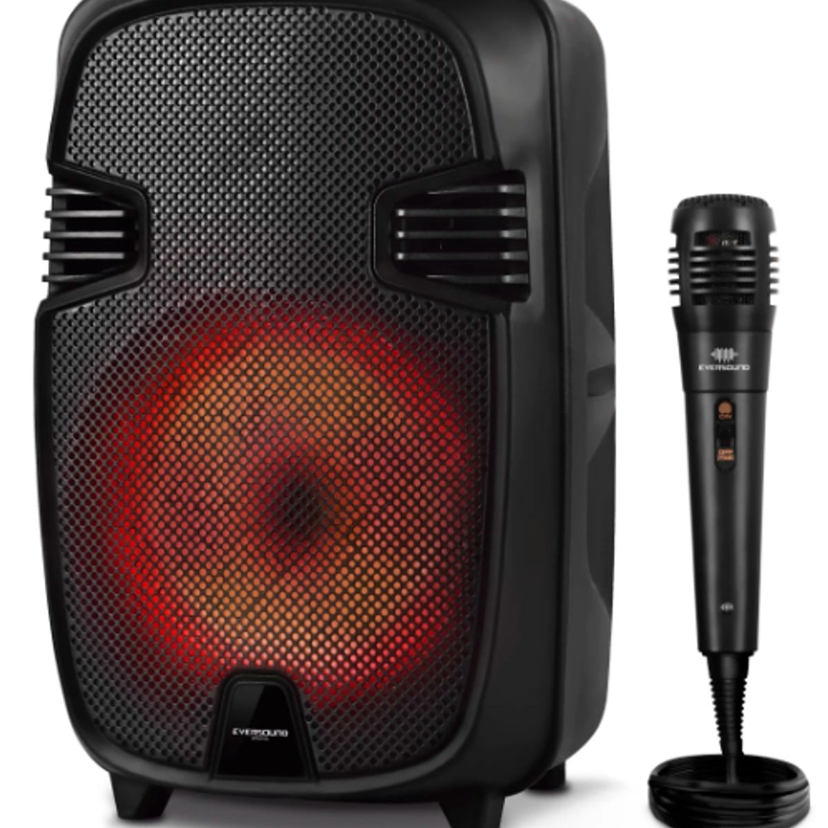 EVERSOUND - Parlante Portatil BRISTOL 8  EV1000 LED BT FM USB EVERSOUND