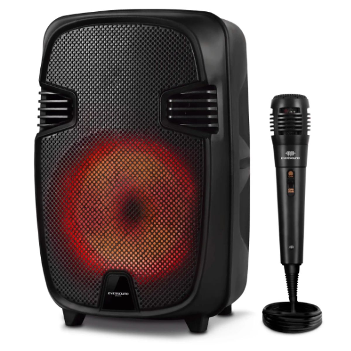 EVERSOUND - Parlante Portatil BRISTOL 8  EV1000 LED BT FM USB EVERSOUND