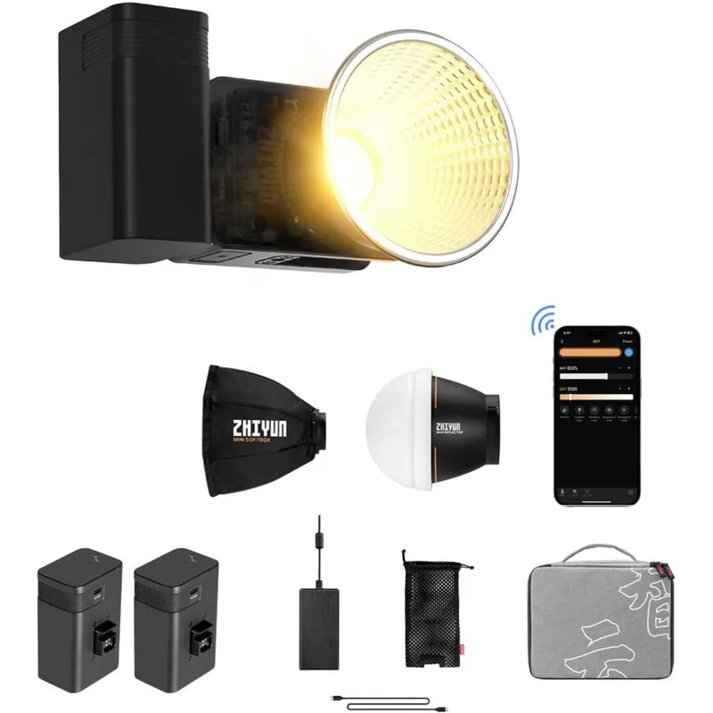 ZHIYUN - ZHIYUN Molus X60 PRO BiColor - Luz Led de Estudio Fotografico y Video