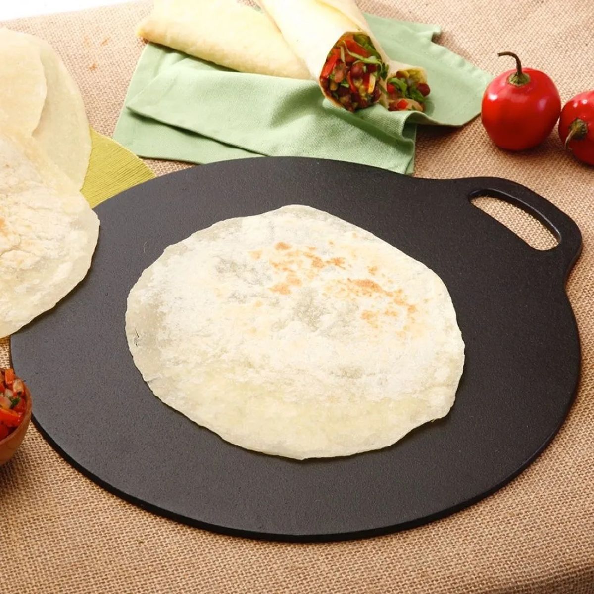 VICTORIA - Plancha Tawa 30.5 Cm (12") Esmaltada - Victoria