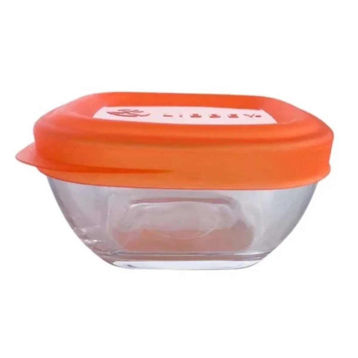 LIBBEY - Tazón de vidrio 1 cup con tapa de plástico serve it