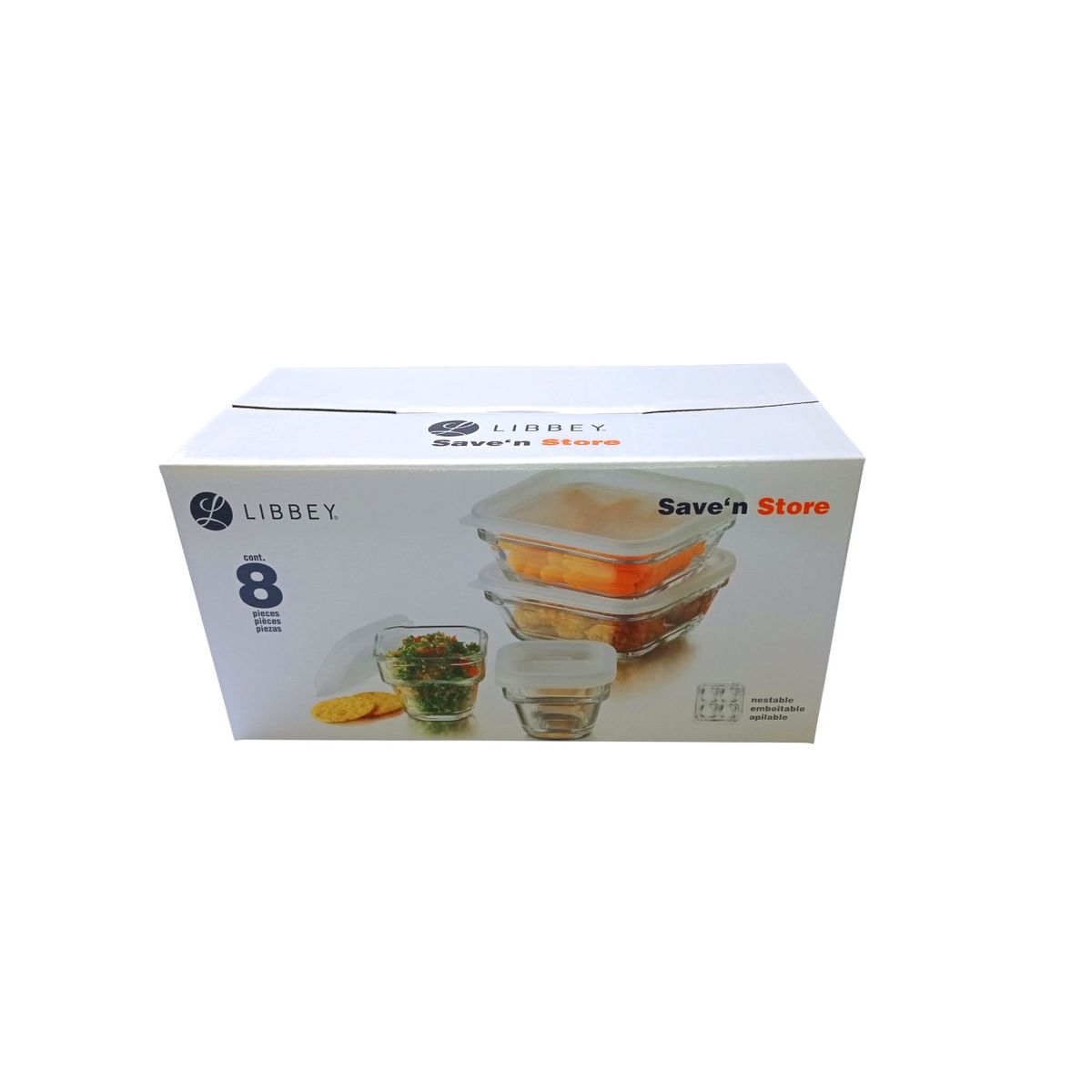 LIBBEY - Set de Tappers 8 piezas de vidrio templado Libbey