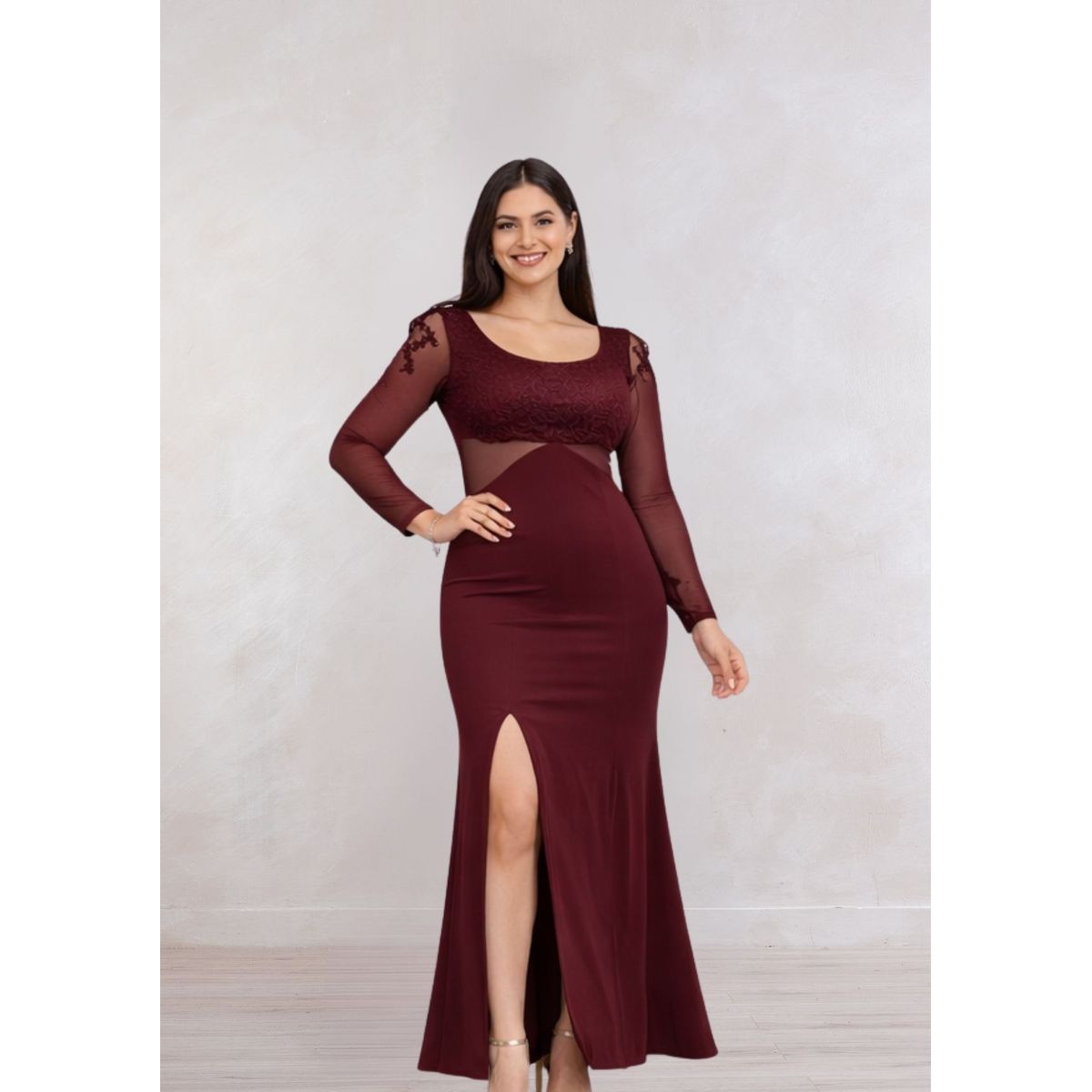 GENERICO - Vestido Largo elegante Katty Moda Mujer