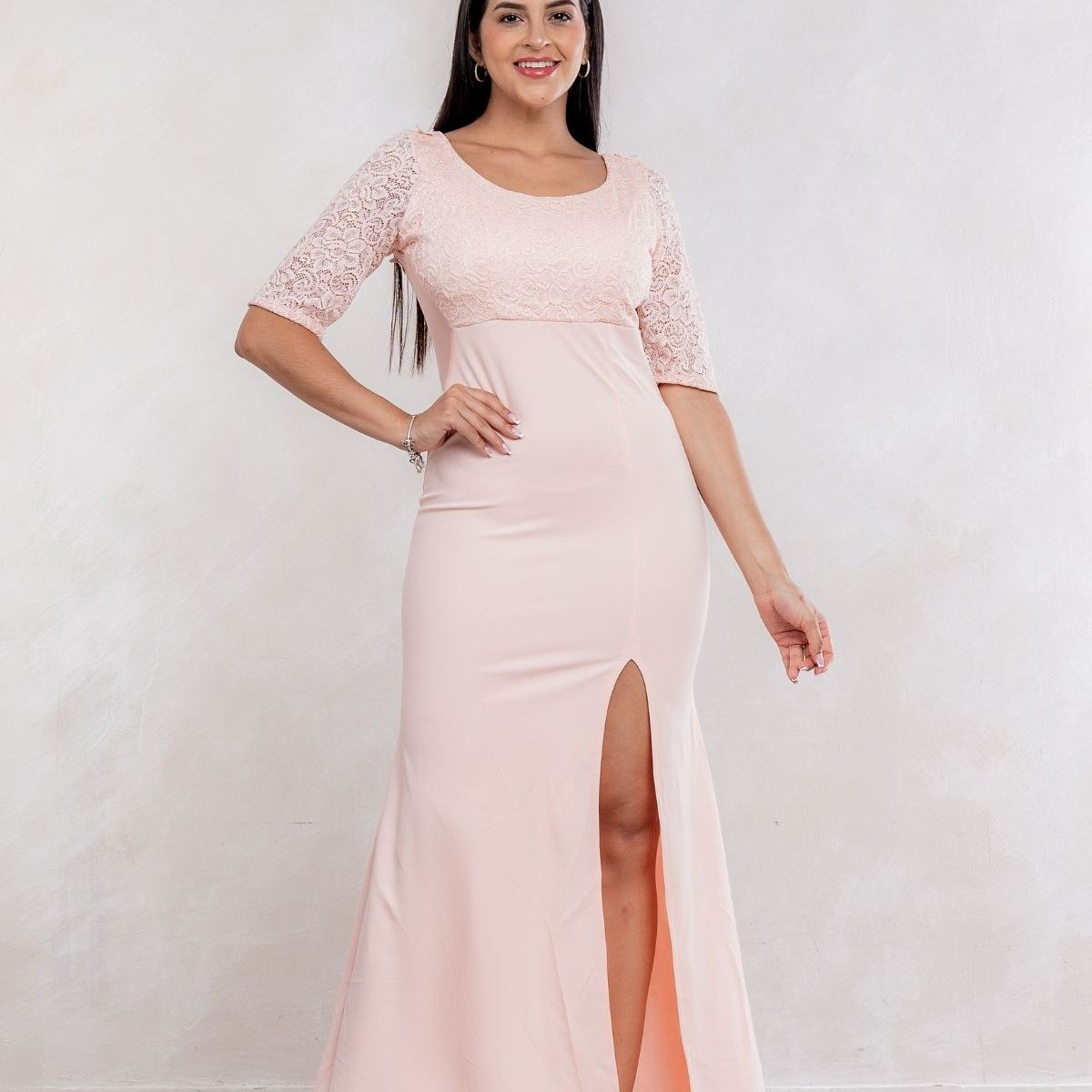 GENERICO - Vestido Largo Elegante Anna Moda Mujer