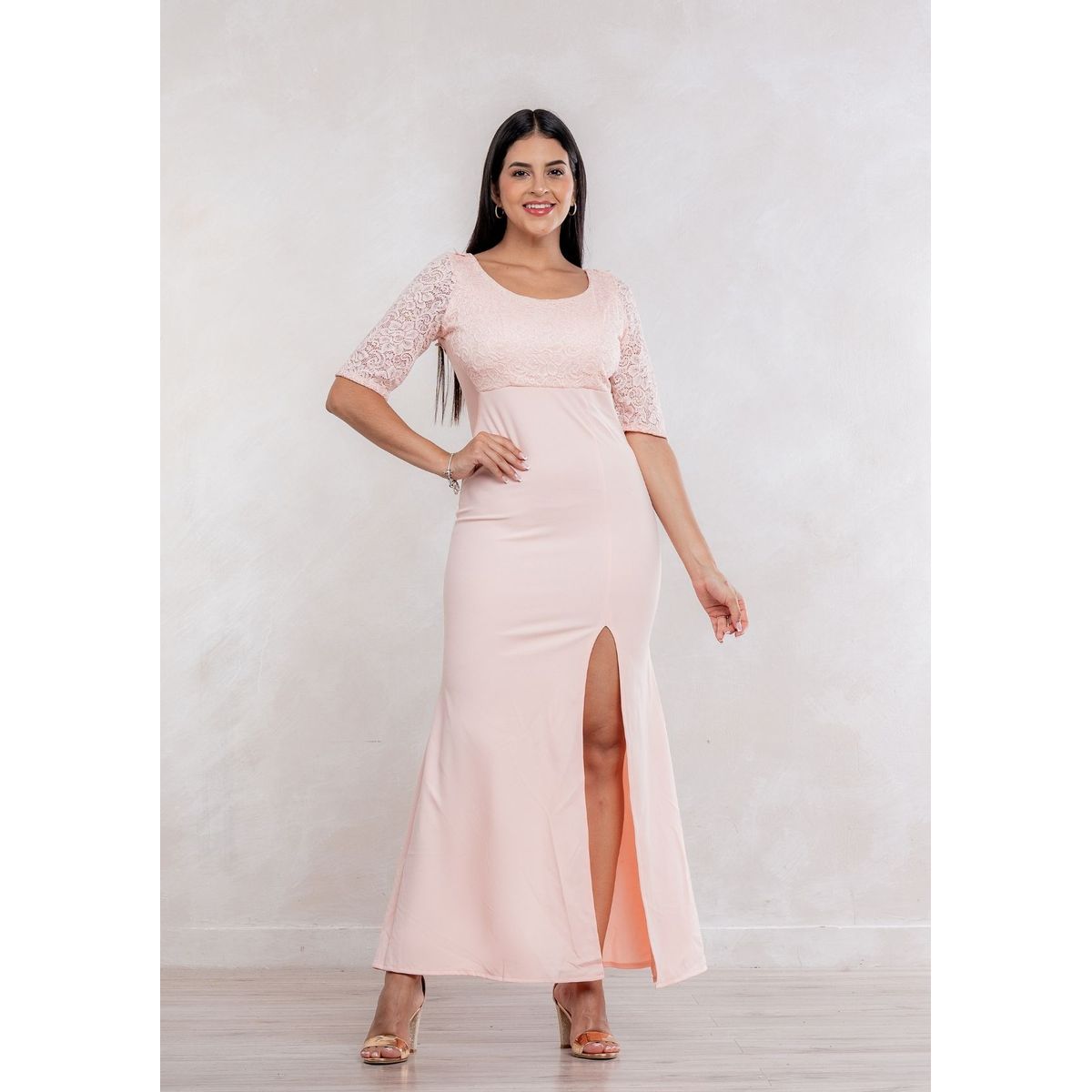 GENERICO - Vestido Largo Elegante Anna Moda Mujer