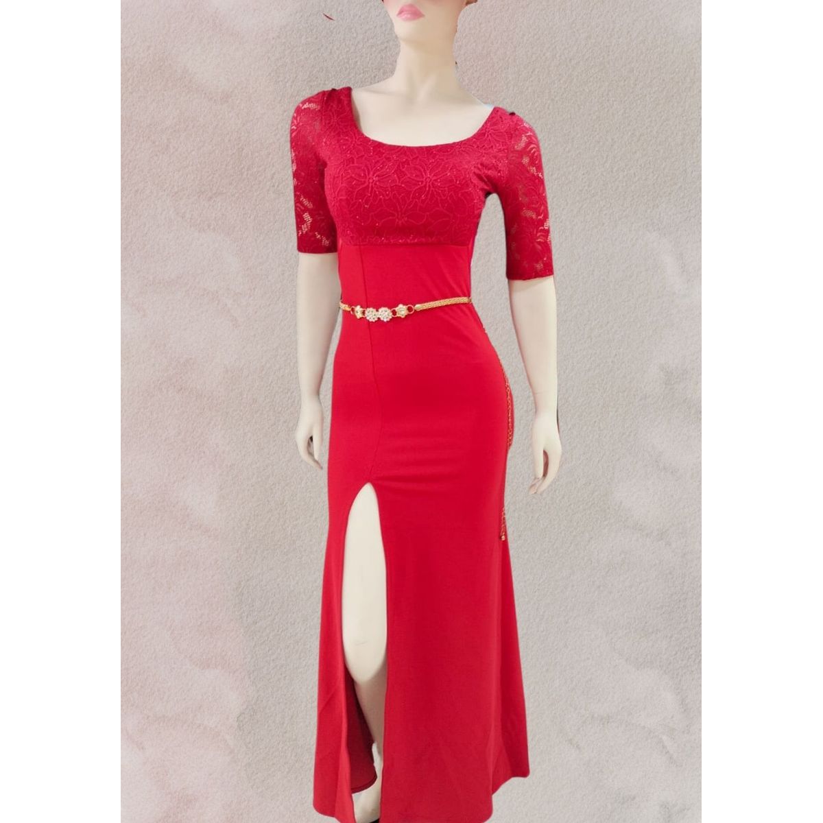 GENERICO - Vestido Largo Elegante Anna Moda Mujer