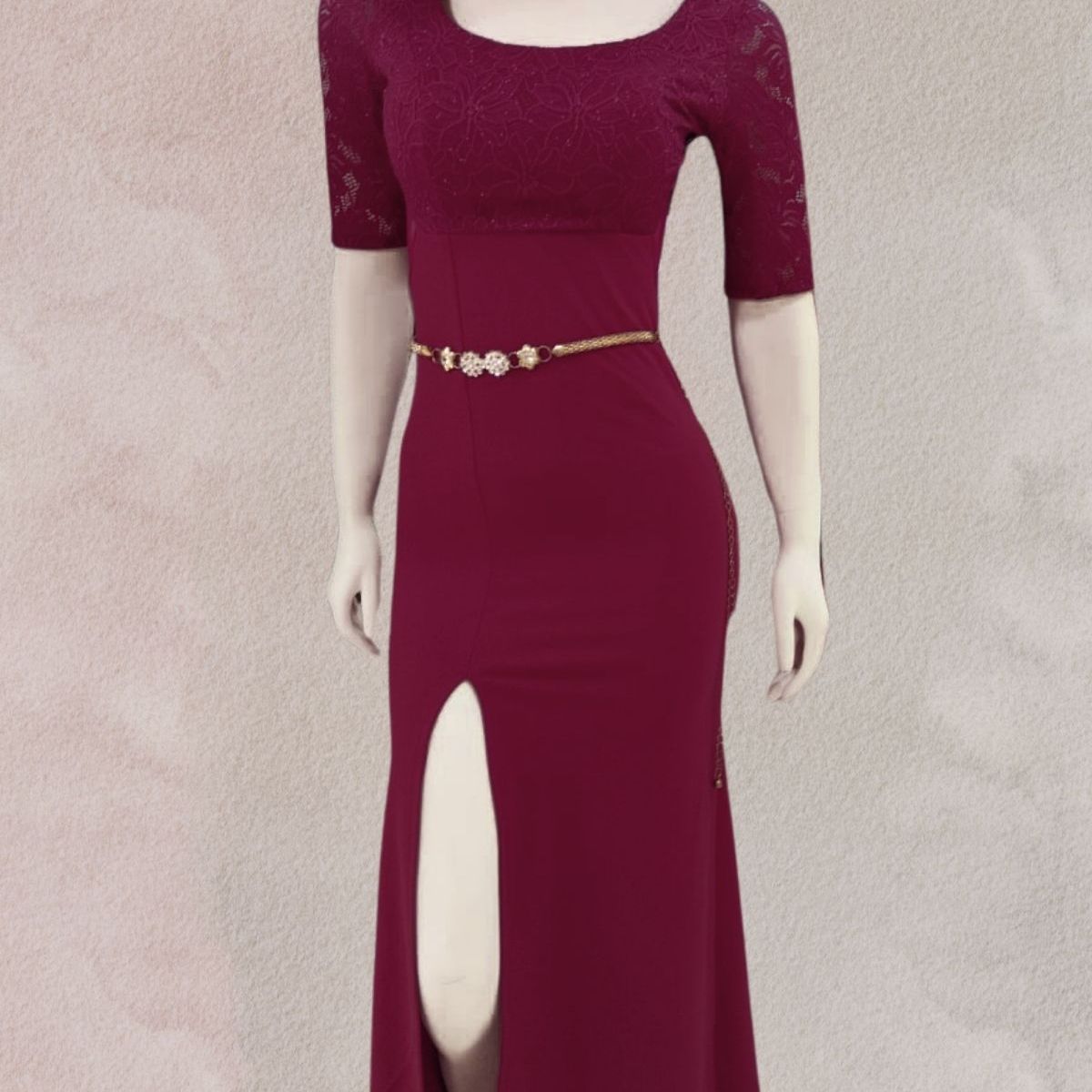 GENERICO - Vestido Largo Elegante Anna Moda Mujer