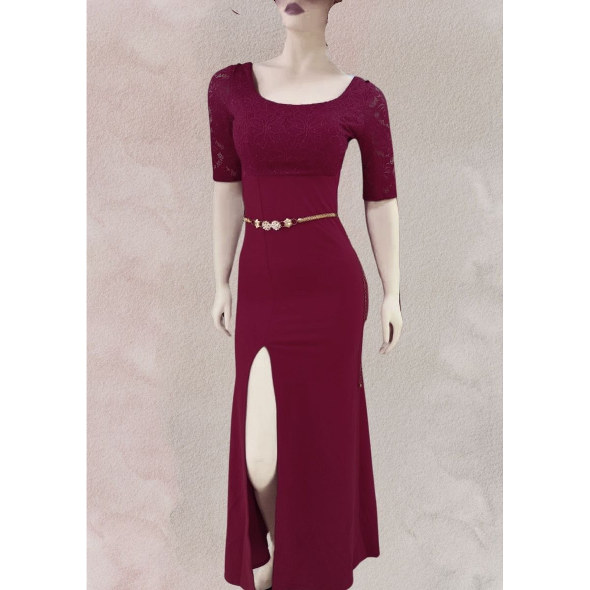 GENERICO - Vestido Largo Elegante Anna Moda Mujer