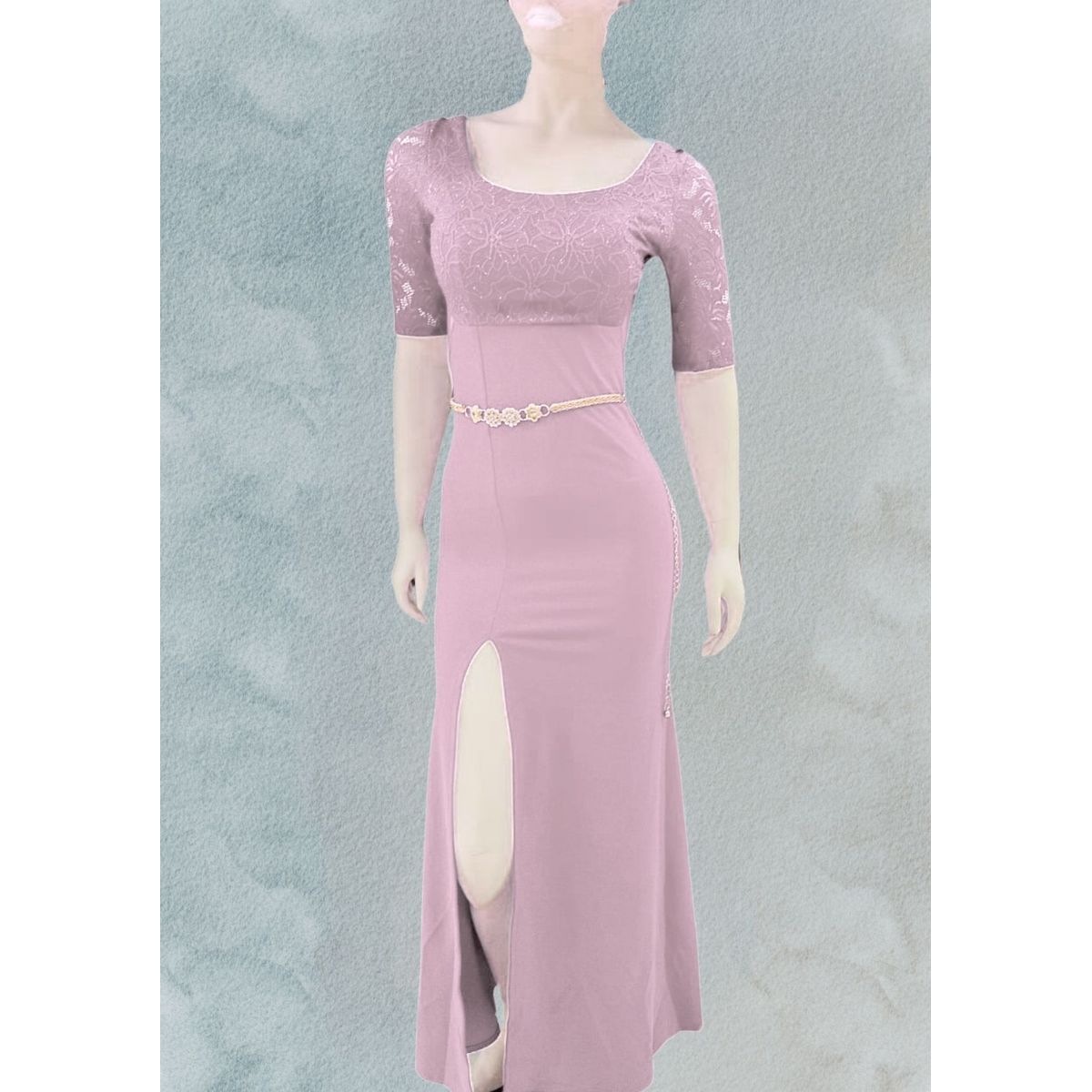 GENERICO - Vestido Largo Elegante Anna Moda Mujer