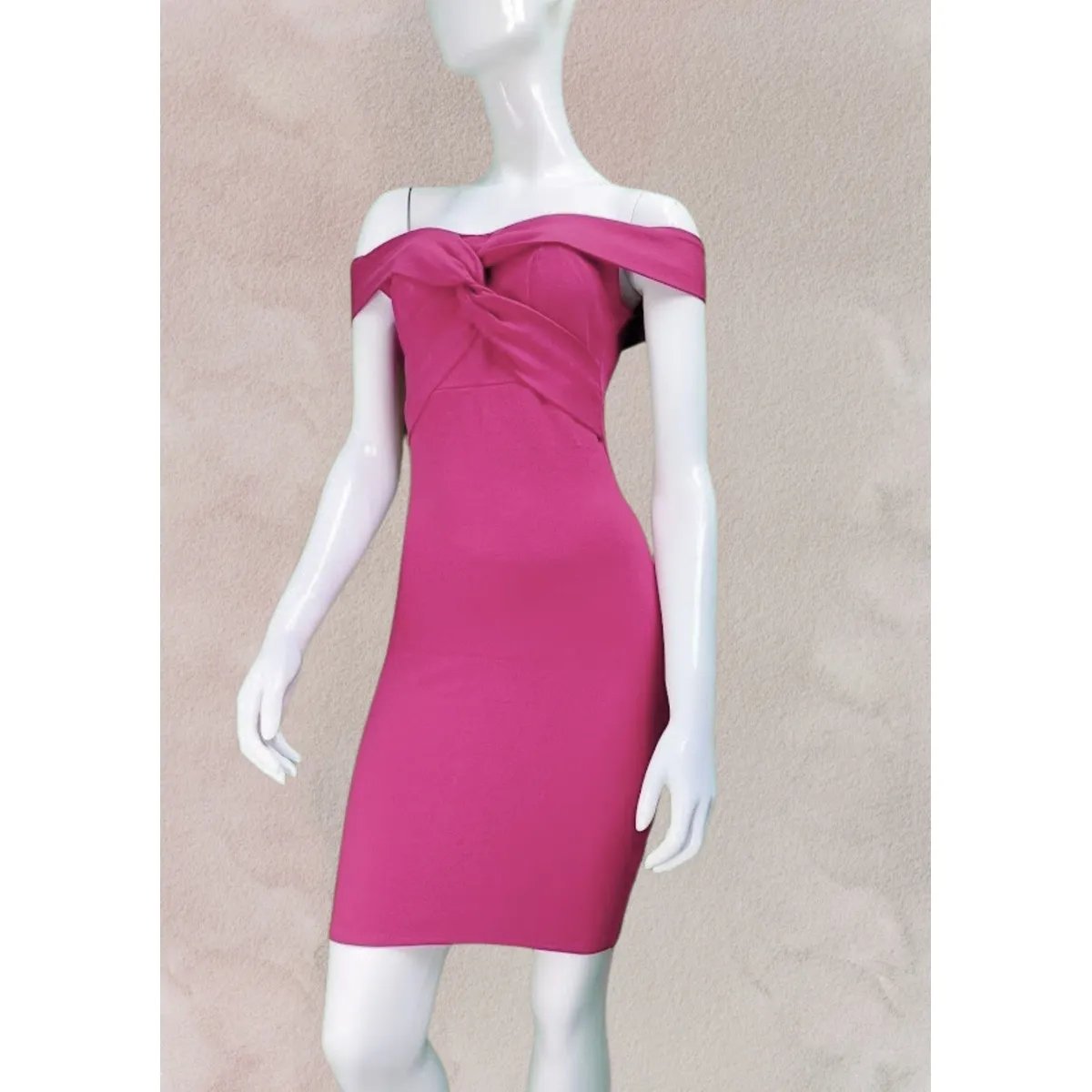 GENERICO - Vestido Casual Semilargo Moderno Luana Moda Mujer