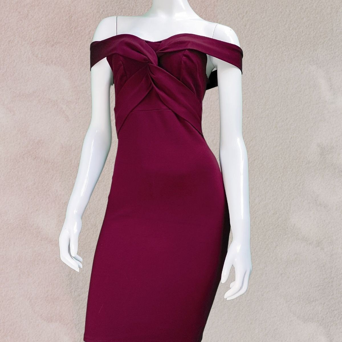 GENERICO - Vestido Casual Semilargo Moderno Luana Moda Mujer