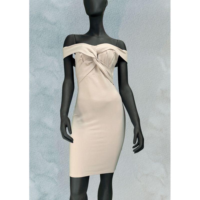 GENERICO - Vestido Casual Semilargo Moderno Luana Moda Mujer