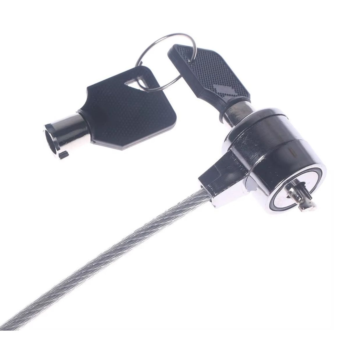 GENERICO - CABLE CADENA CON LLAVE NOTEBOOK PC PORTÁTIL CABLE CADENA