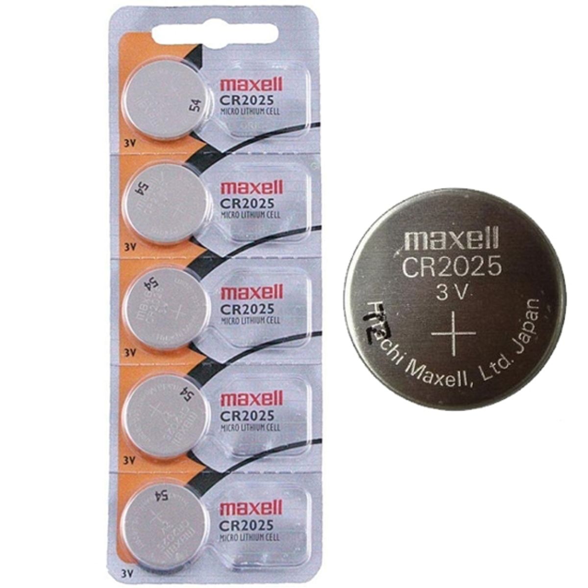 MAXELL - Pila de Reloj Blister X CR2025 MAXELL