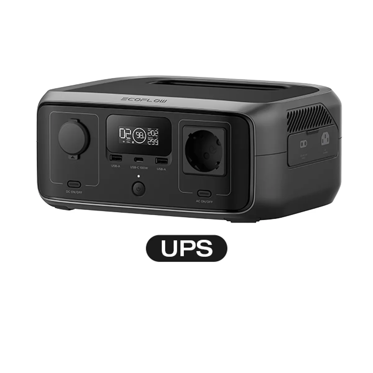 ECOFLOW - Estación de energía portátil EcoFlow RIVER 3 (UPS) 600W