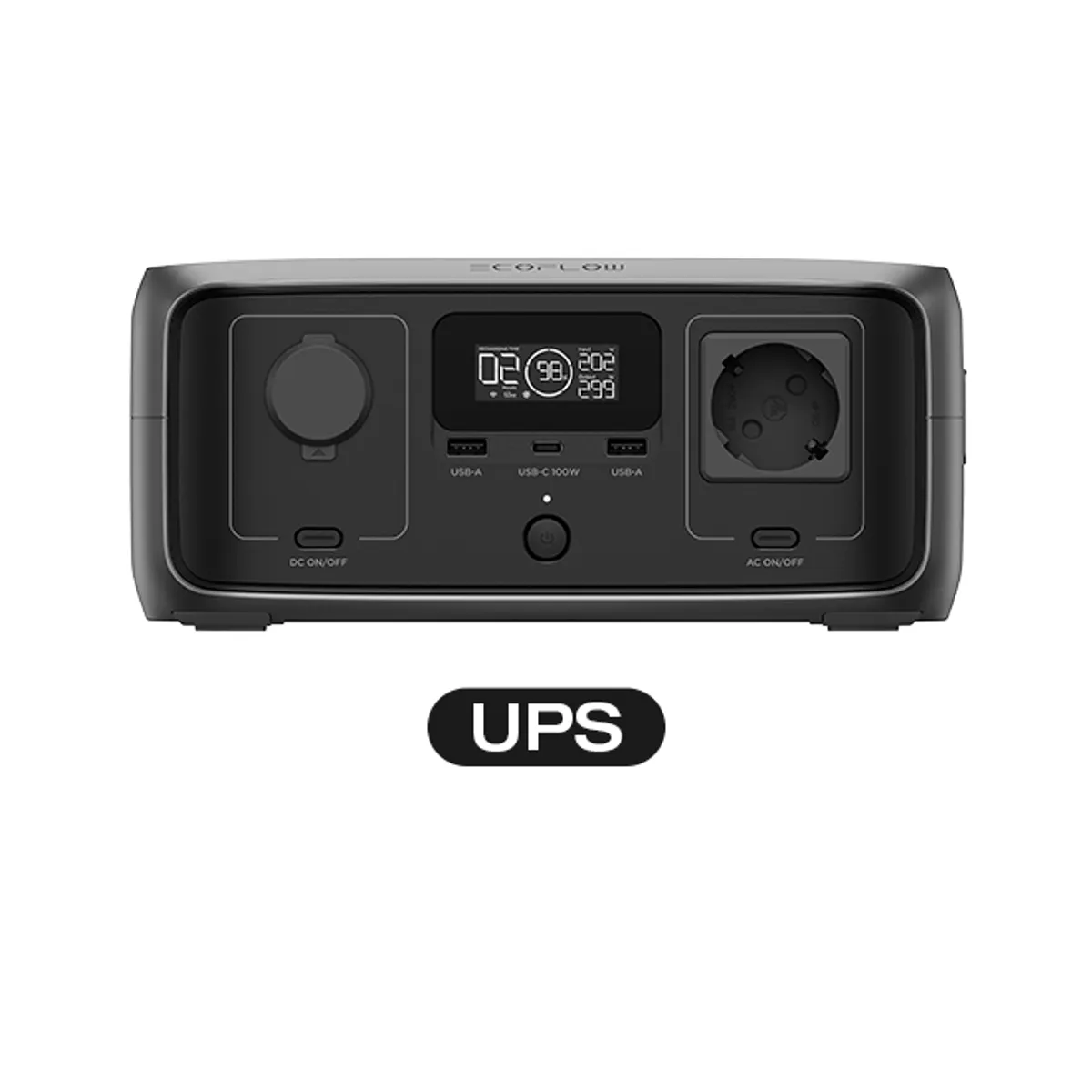 ECOFLOW - Estación de energía portátil EcoFlow RIVER 3 (UPS) 600W