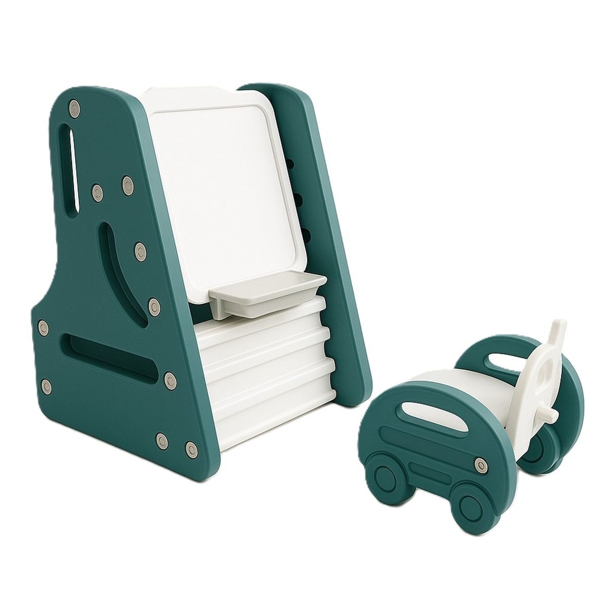 GENERICO - Mesa de Aprendizaje Convertible 3 en 1 Verde