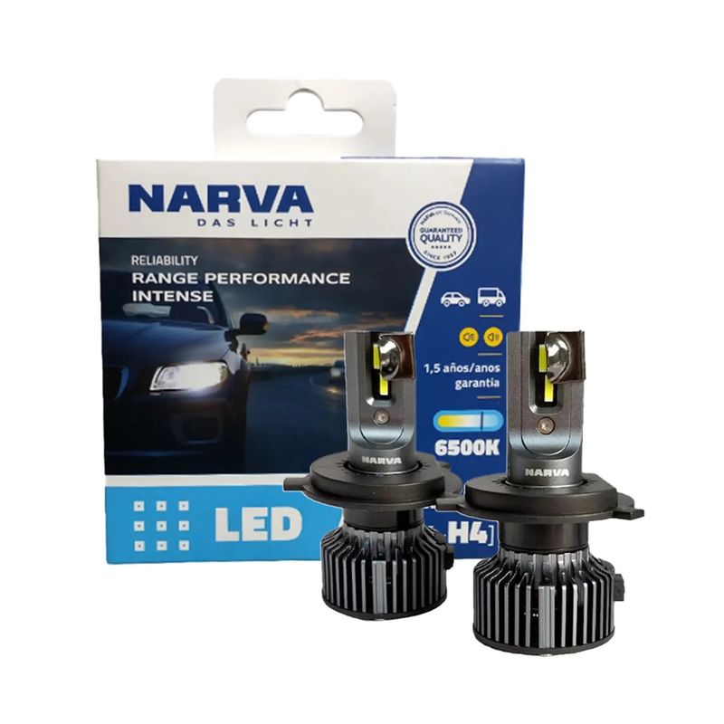 NARVA - Foco Narva Led Blanca H4 12v 24v 20w 6500k Lúmenes