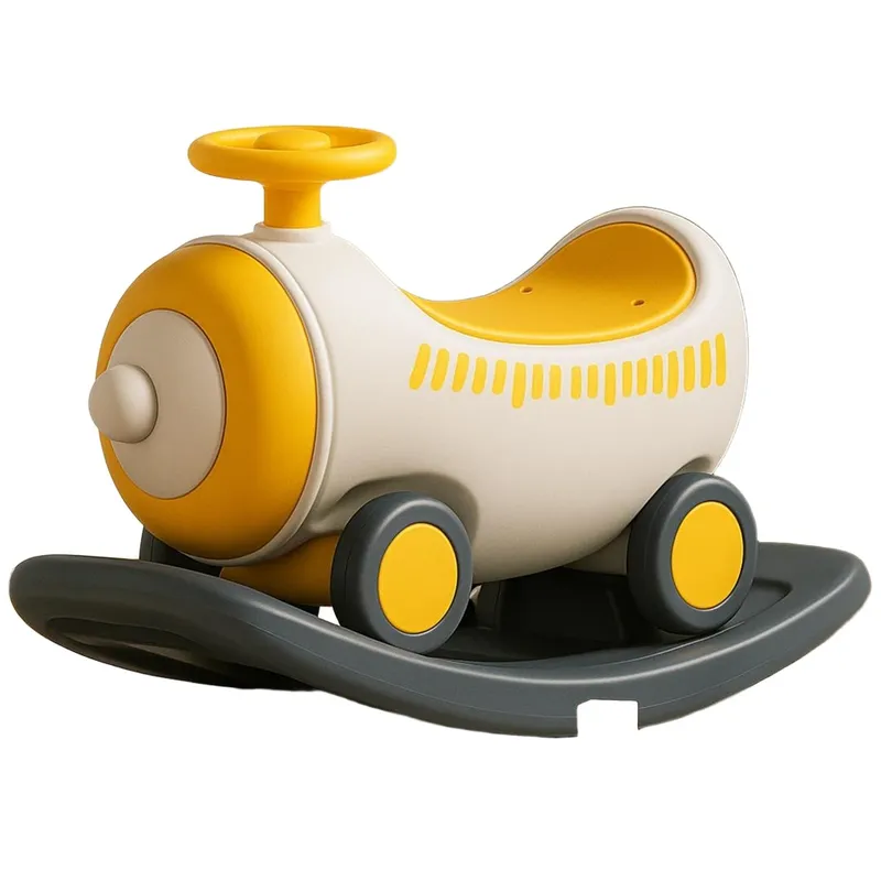 GENERICO - Carrito  Mecedora Balancin Amarillo