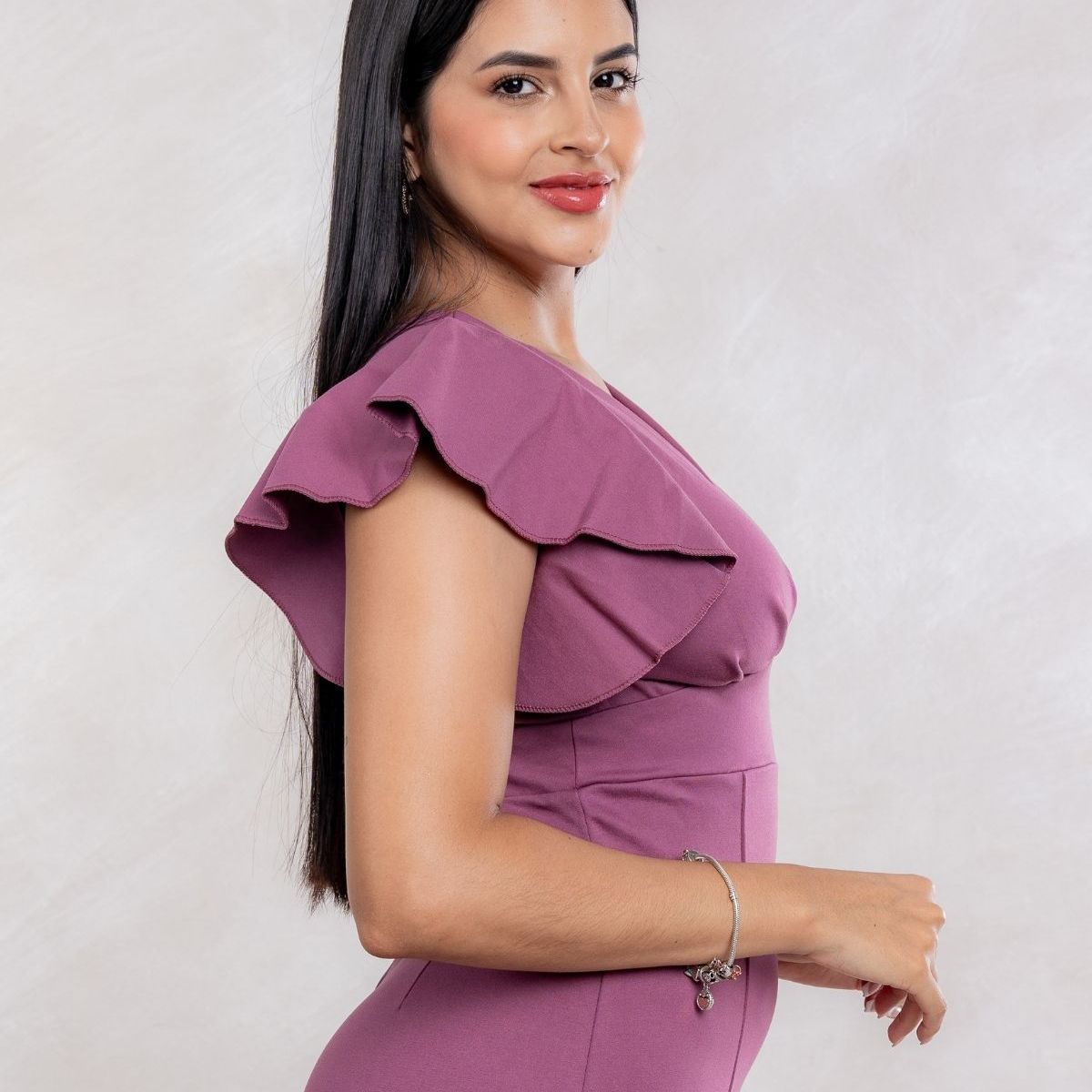 GENERICO - Vestido Casual Semilargo Moderno Yuli Moda Mujer