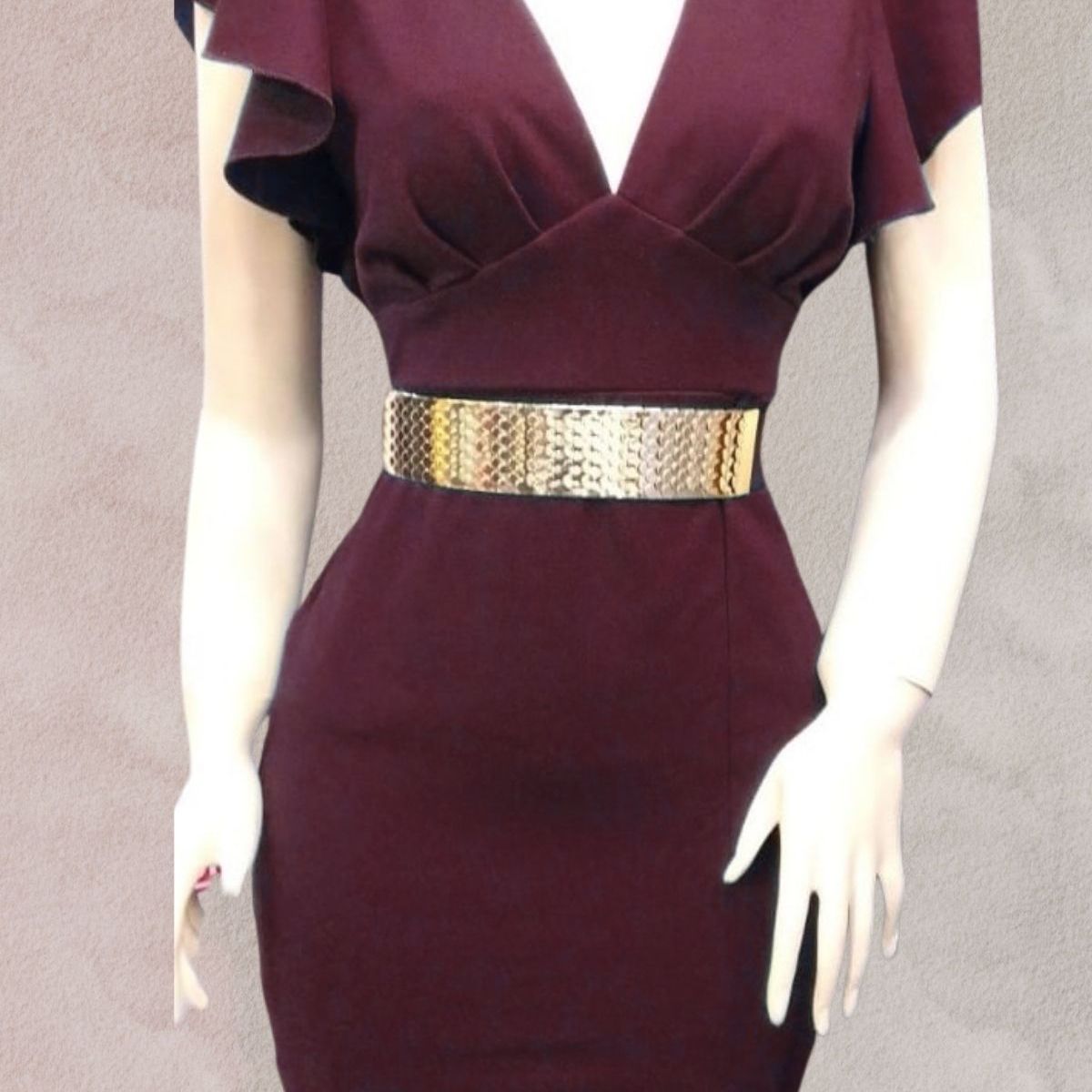 GENERICO - Vestido Casual Semilargo Moderno Yuli Moda Mujer