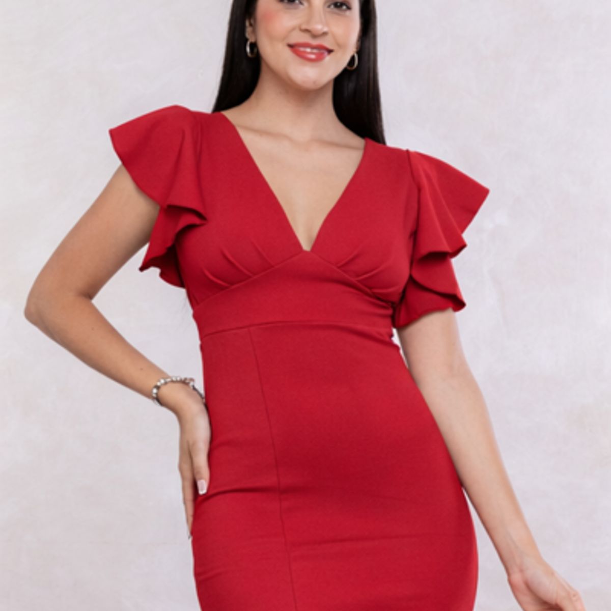 GENERICO - Vestido Casual Semilargo Moderno Yuli Moda Mujer