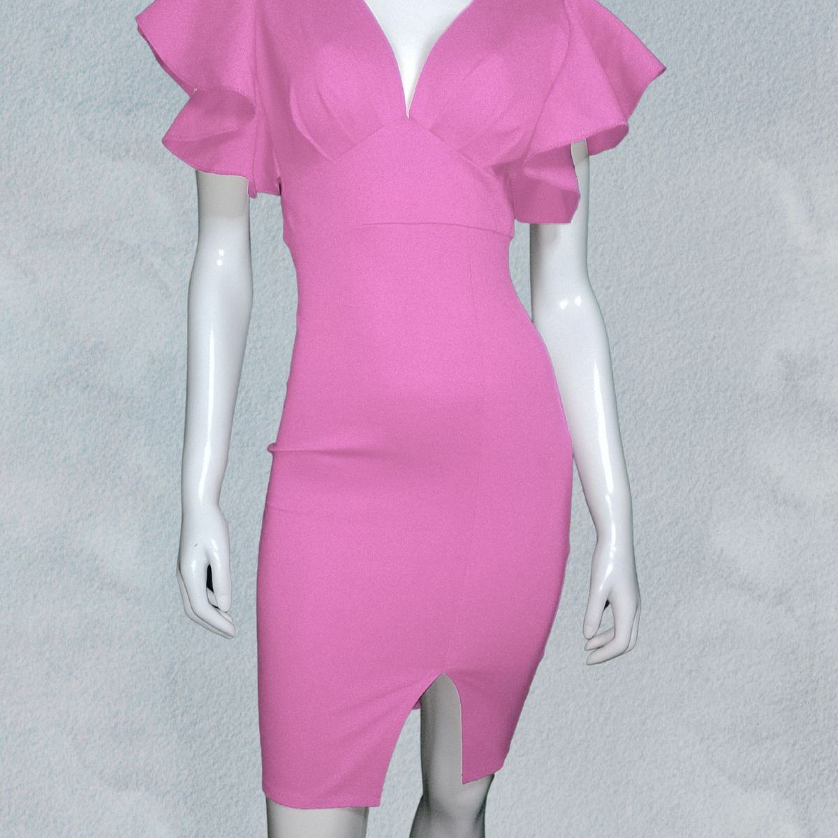 GENERICO - Vestido Casual Semilargo Moderno Yuli Moda Mujer