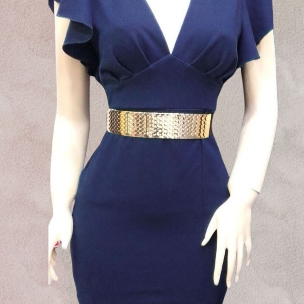 GENERICO - Vestido Casual Semilargo Moderno Yuli Moda Mujer