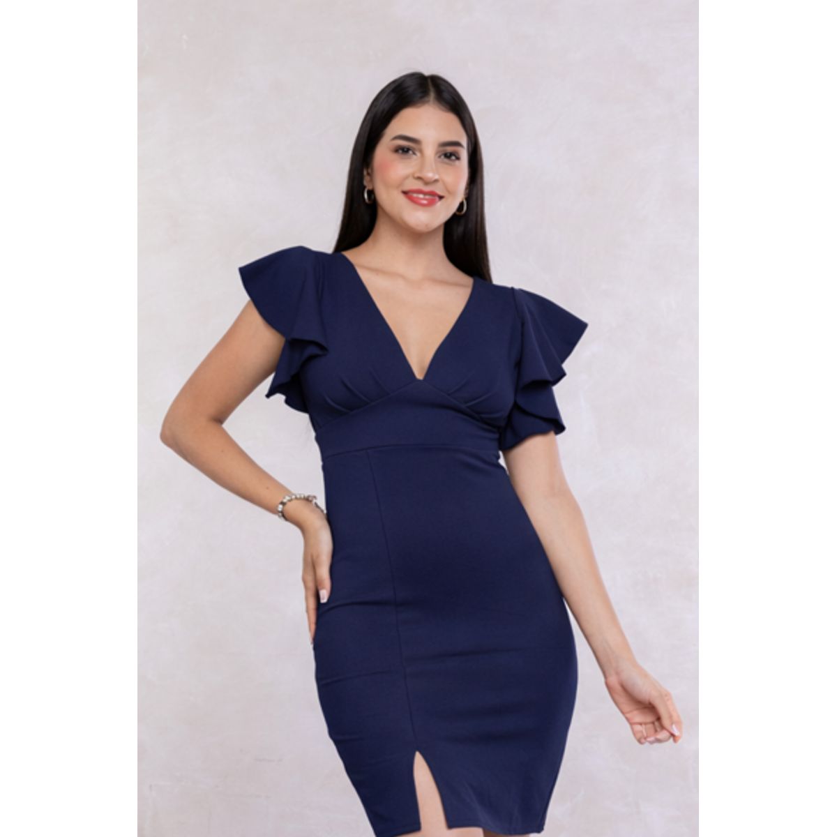 GENERICO - Vestido Casual Semilargo Moderno Yuli Moda Mujer