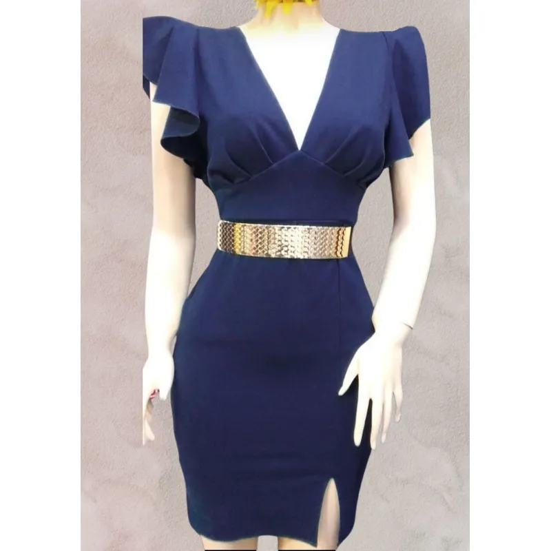 GENERICO - Vestido Casual Semilargo Moderno Yuli Moda Mujer