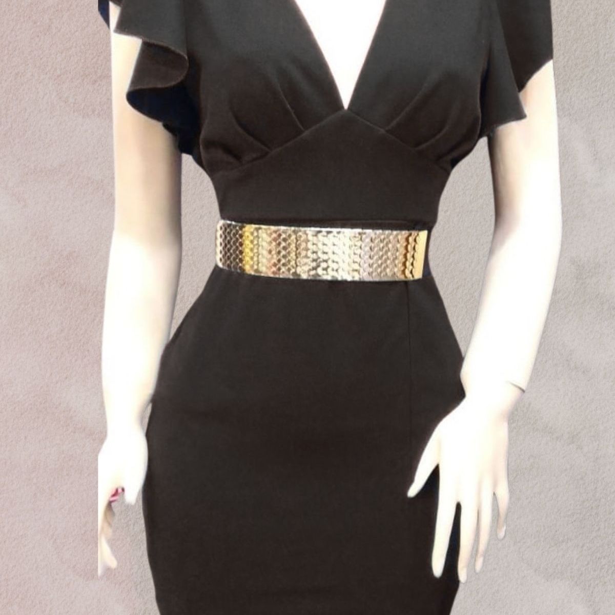 GENERICO - Vestido Casual Semilargo Moderno Yuli Moda Mujer