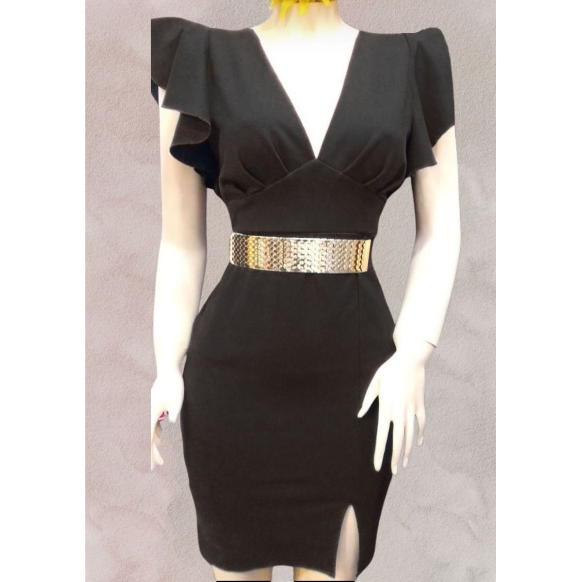 GENERICO - Vestido Casual Semilargo Moderno Yuli Moda Mujer