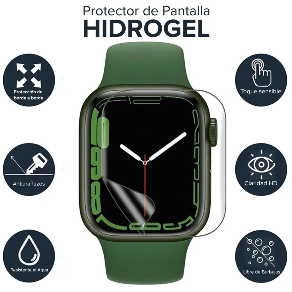 OEM - Mica de Hidrogel para Apple Watch 46mm series 10 3 unds