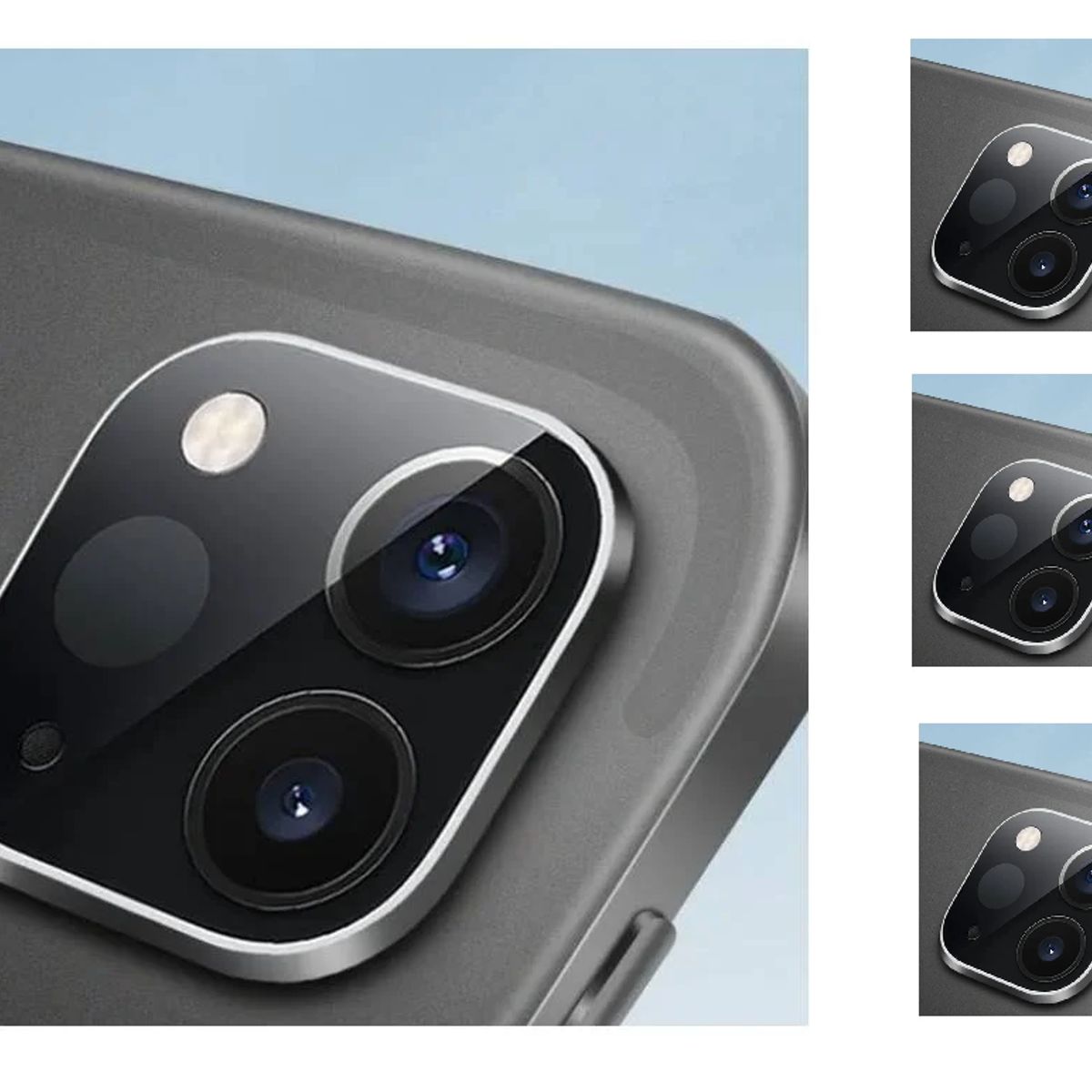 GENERICO - pack x3 mica vidrio camara para ipad pro 11 y pro 12.9