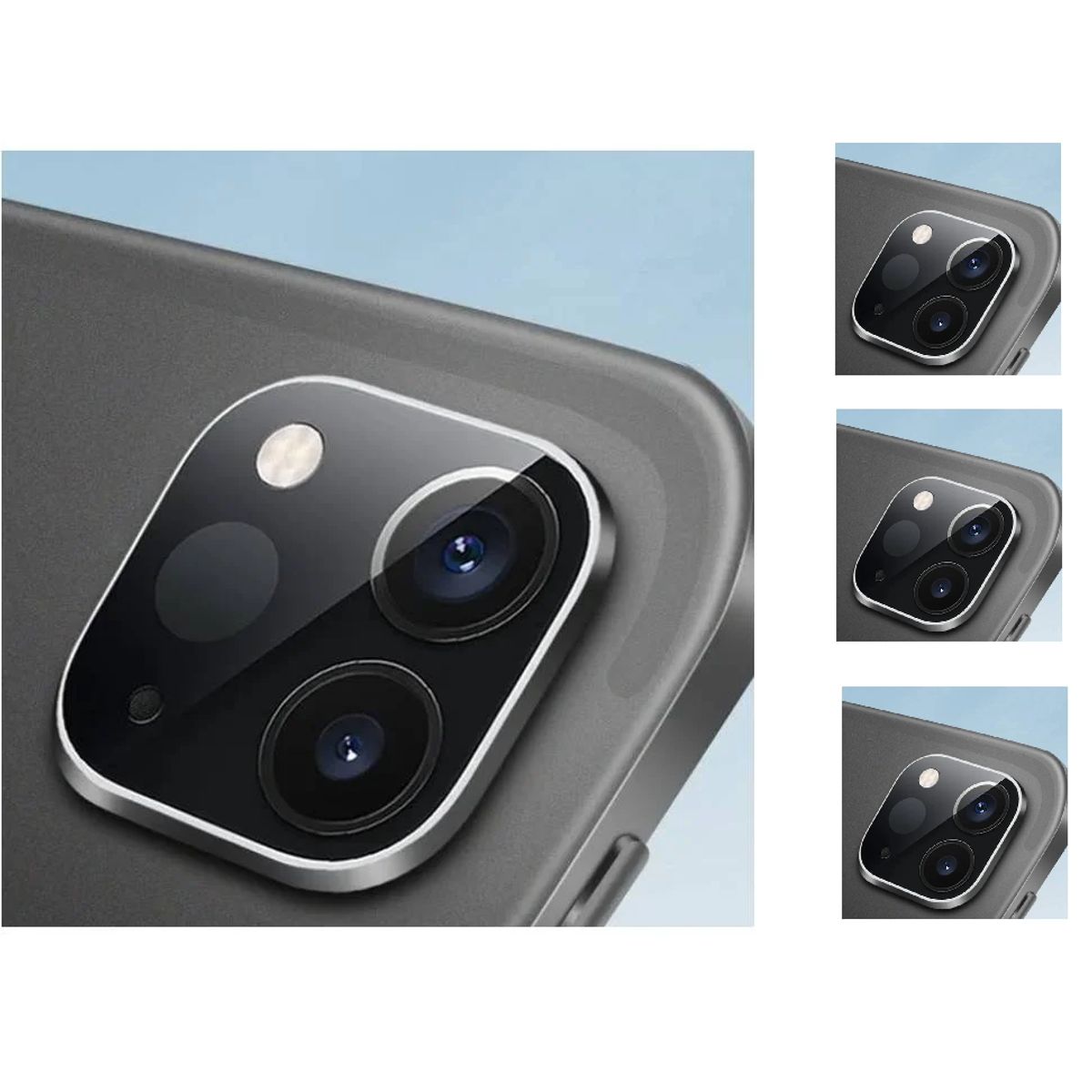 GENERICO - pack x3 mica vidrio camara para ipad pro 11 y pro 12.9